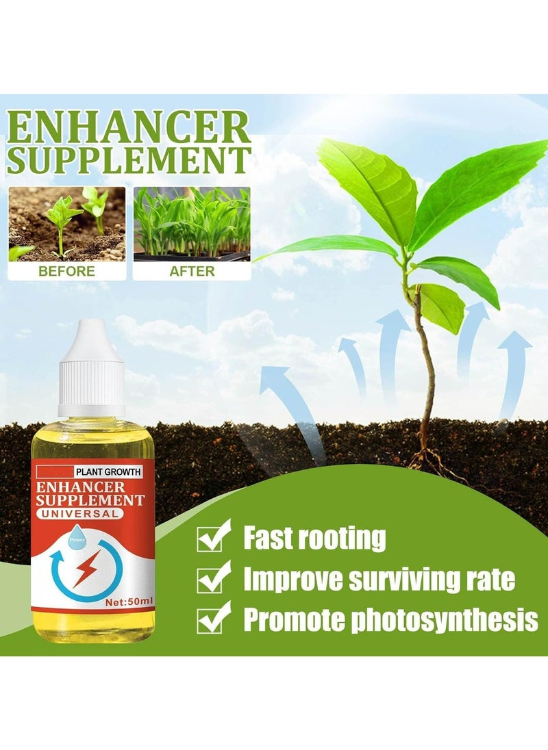 CMGTYYD 3Pcs Plant Growth Enhancer Supplement, Rooting for Cuttings, Transplant, and Seedling Rescue – Phytovitamin Solution for 10x Faster Growth and Vitality – Grow New Plants from Cuttings  - Image 2