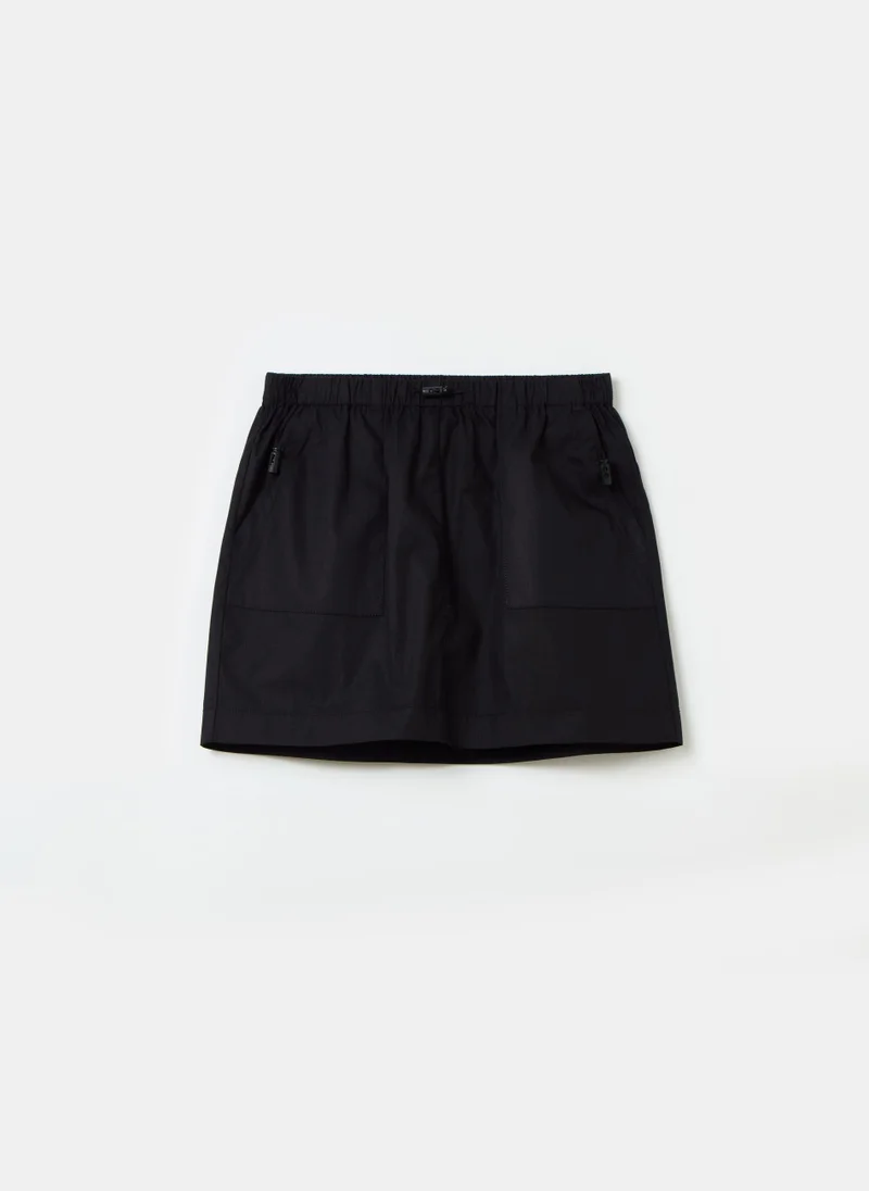 او في اس Parachute miniskirt with pockets