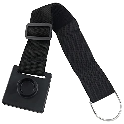 WHYHKJ Cello Endpin Anchor Cello Antiskid Device Adjustable Strap with Thick Pad Non-slip Endpin Stopper Holder Stand Musical Instrument Accessories, Black - Image 1