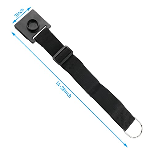 WHYHKJ Cello Endpin Anchor Cello Antiskid Device Adjustable Strap with Thick Pad Non-slip Endpin Stopper Holder Stand Musical Instrument Accessories, Black - Image 2