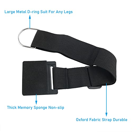 WHYHKJ Cello Endpin Anchor Cello Antiskid Device Adjustable Strap with Thick Pad Non-slip Endpin Stopper Holder Stand Musical Instrument Accessories, Black - Image 3