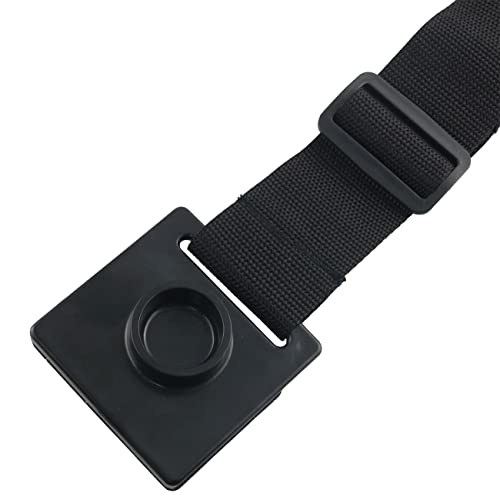 WHYHKJ Cello Endpin Anchor Cello Antiskid Device Adjustable Strap with Thick Pad Non-slip Endpin Stopper Holder Stand Musical Instrument Accessories, Black - Image 4