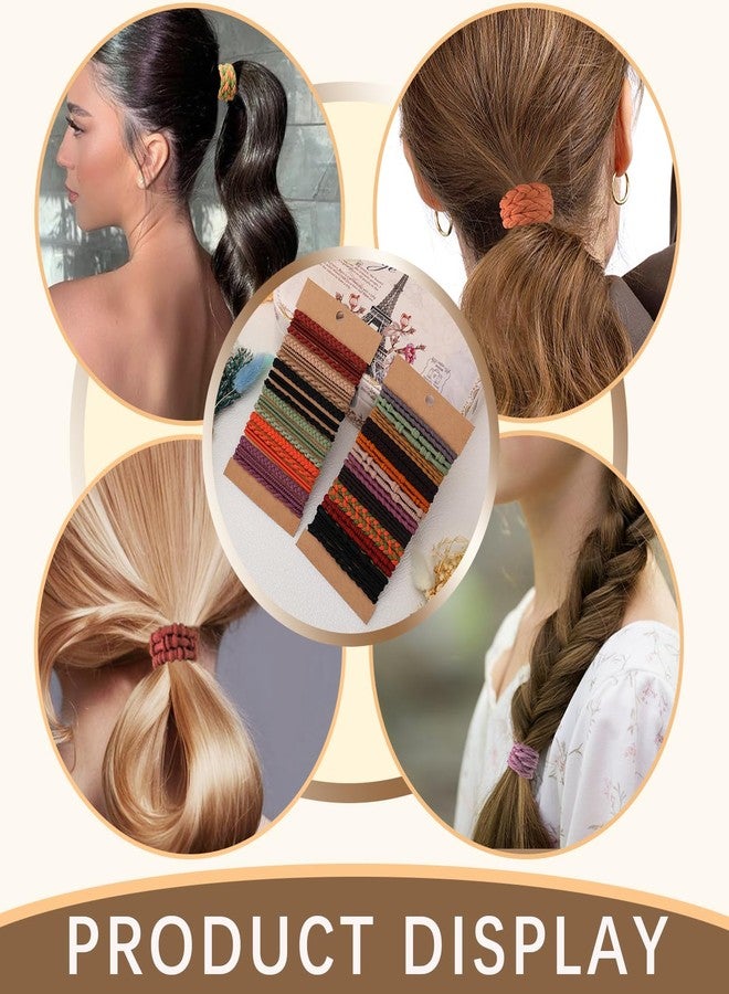 SIADEE Boho Hair Ties 48pcs,Hair Accessories for Women, Hair Tie Bracelets,Ponytail Holders for Girls with Thick and Thin Hair,Soft Dual-Use No-Damage Ties,Mother's Day, Valentine's Day, Christmas gifts - Image 4