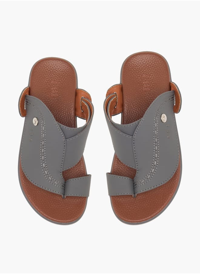 LBL by Shoexpress Boys Textured Slip-On Arabic Sandals  - Image 2