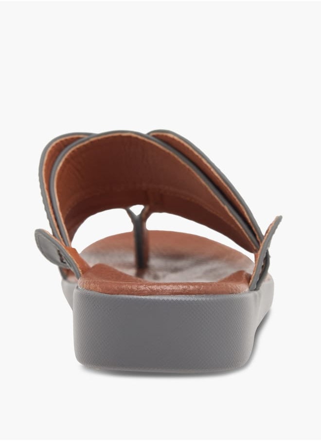 LBL by Shoexpress Boys Textured Slip-On Arabic Sandals  - Image 4