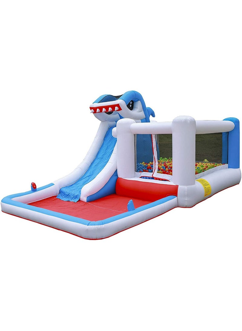 GT-Wheel Shark Design Inflatable Water Slide For Children ( Big Shark) - Image 2