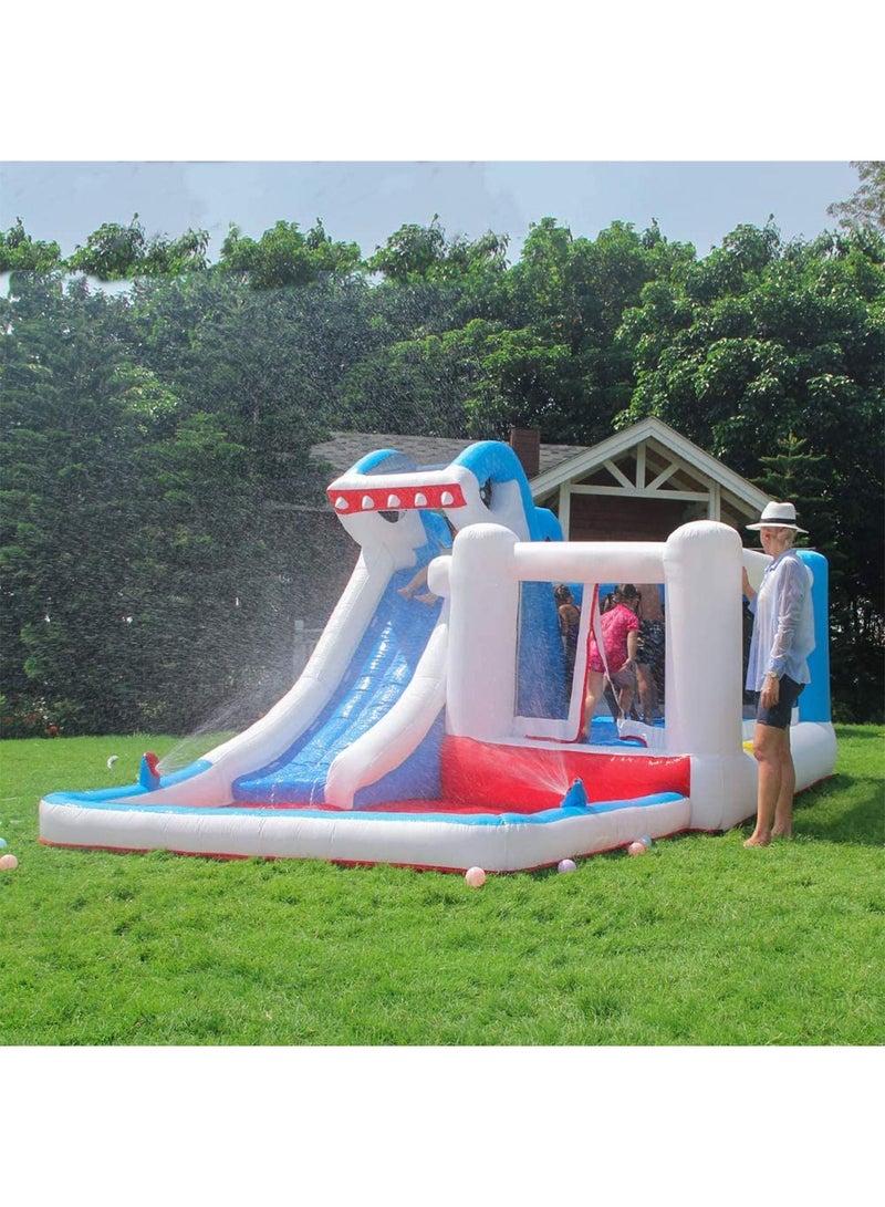 GT-Wheel Shark Design Inflatable Water Slide For Children ( Big Shark) - Image 3