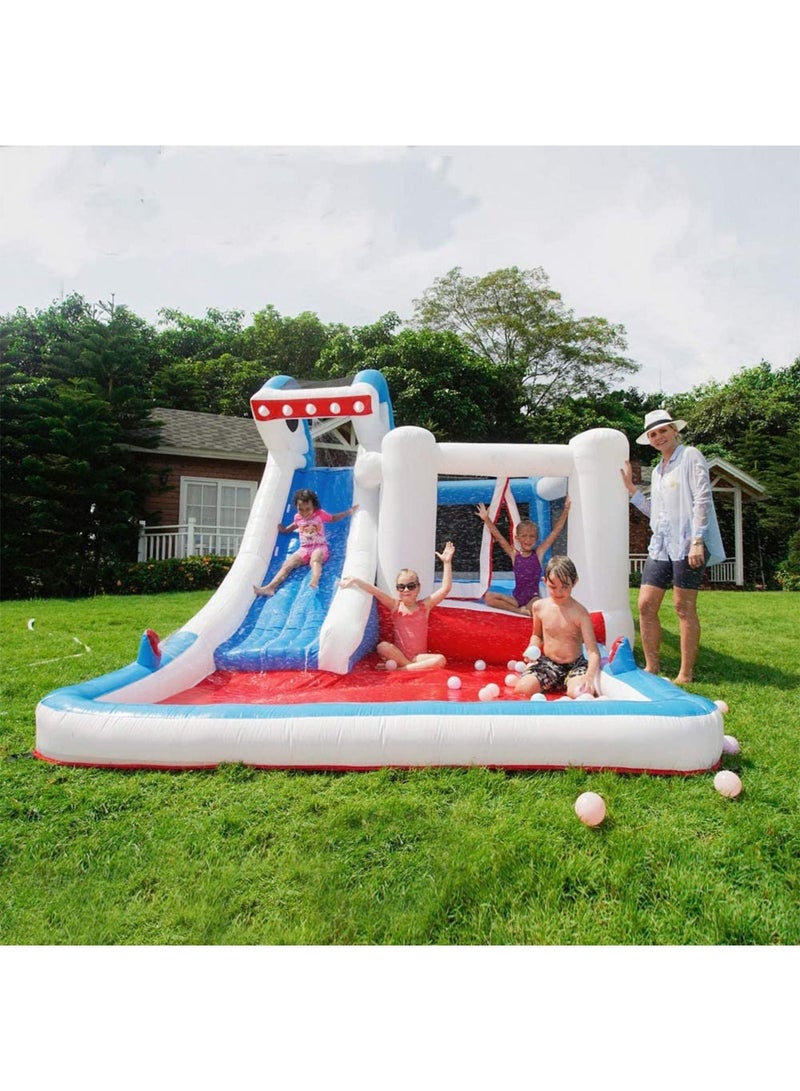 GT-Wheel Shark Design Inflatable Water Slide For Children ( Big Shark) - Image 1