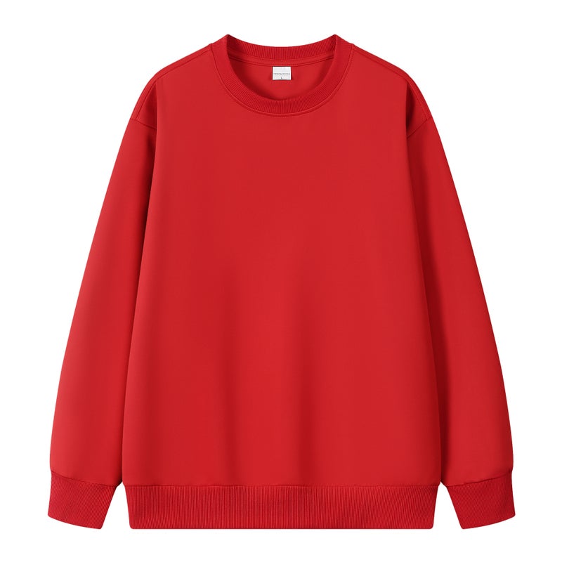 Special For 255 Grams Of Mercerized Health Cloth Solid Color Loose Round Neck Pullover Vests Printing Logo Embroidery - Image 1