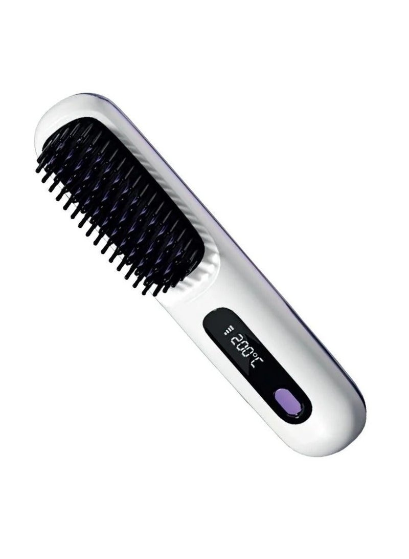 دينكس مشط فرد الشعر اللاسلكي Straighter مع 3 إعدادات للحرارة تصل إلى 200 درجة - Image 2