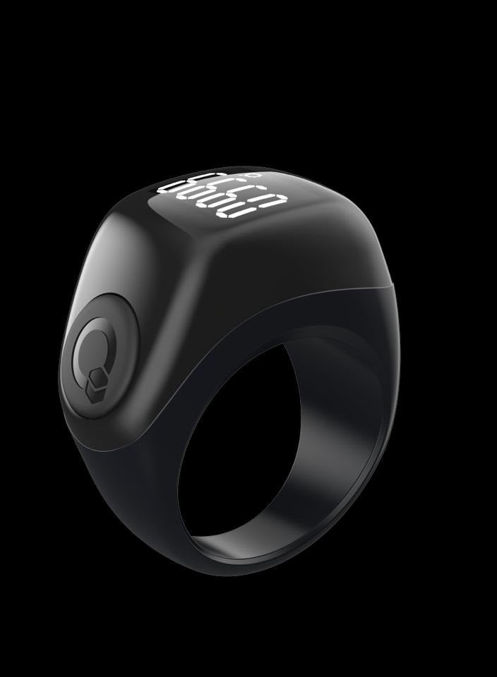 iQIBLA Smart Zikr flex advance Ring Black 3 SIZE COMPATIBLE 22/20/18 22MM - Image 2