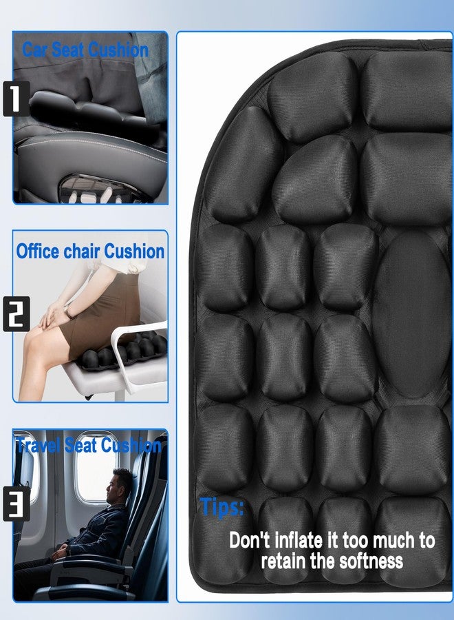 MTGKY Sondor Travel Cushion,Portable & Adjustable Airplane seat Cushion for Long Flights,Inflatable Cushion for Wheelchair, Travel,Driving - Image 4