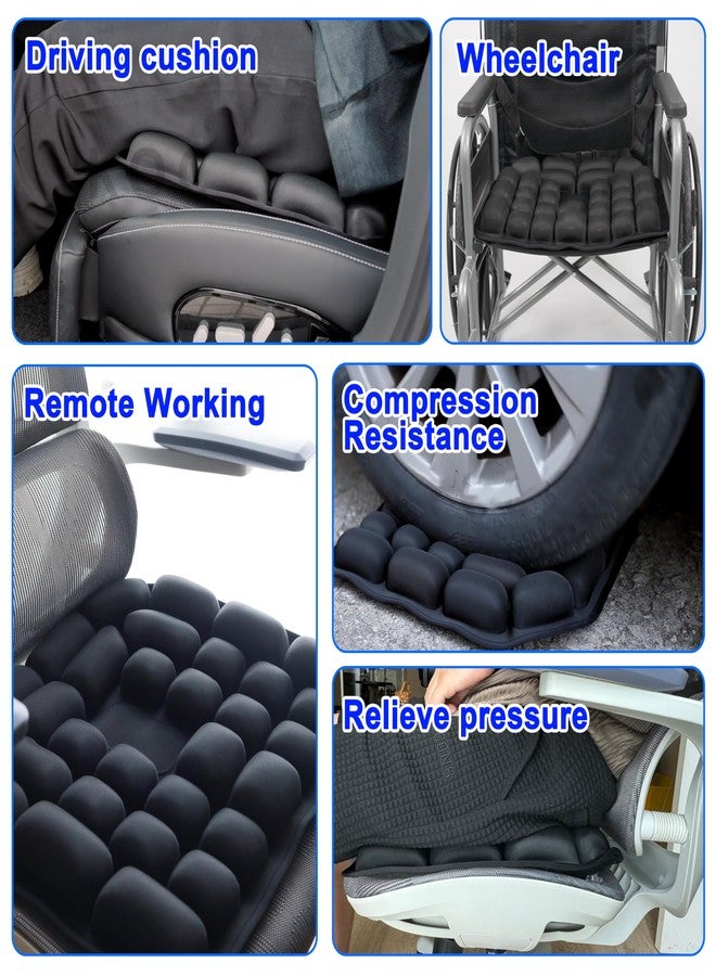 MTGKY Sondor Travel Cushion,Portable & Adjustable Airplane seat Cushion for Long Flights,Inflatable Cushion for Wheelchair, Travel,Driving - Image 5