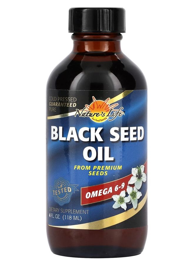 Nature's Life Black Seed Oil 4 fl oz (118 ml) 