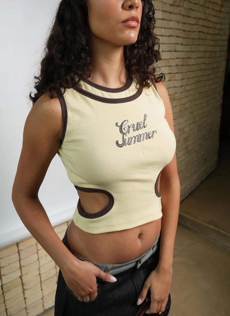 Cruel Summer Cut-Out Tank Top