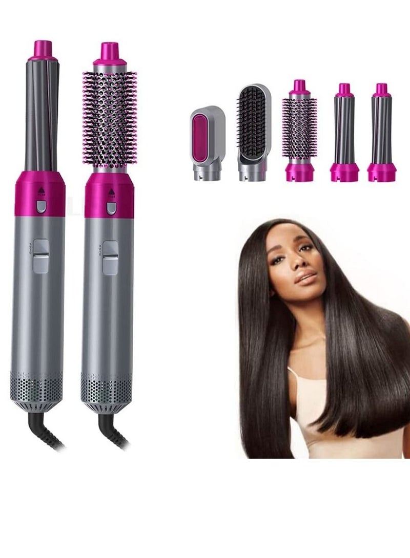 ELTRAZONE 5 in 1 one-step hair dryer and volumizer hot air brush for Straightening Curling Drying - Image 4