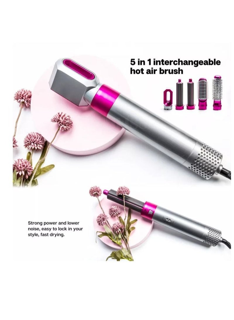 ELTRAZONE 5 in 1 one-step hair dryer and volumizer hot air brush for Straightening Curling Drying - Image 2