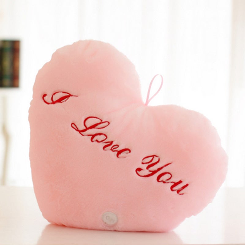 Colorful Glowing Star Plush Pillow with Music - Soft Decorative Toy  Gift
