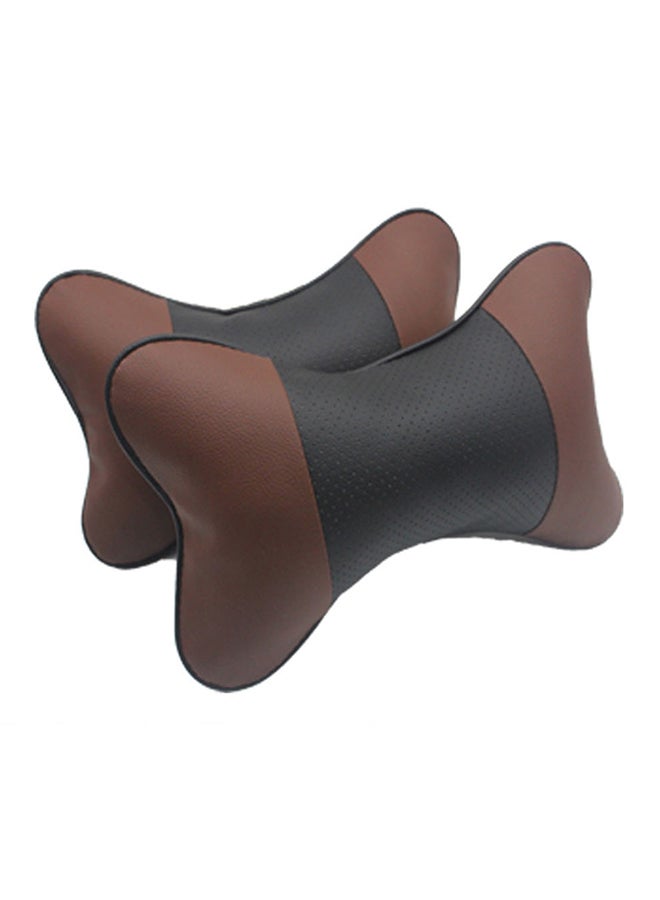 MUNTAQI 2-Piece Car Neck Pillow Seat Cushion Set