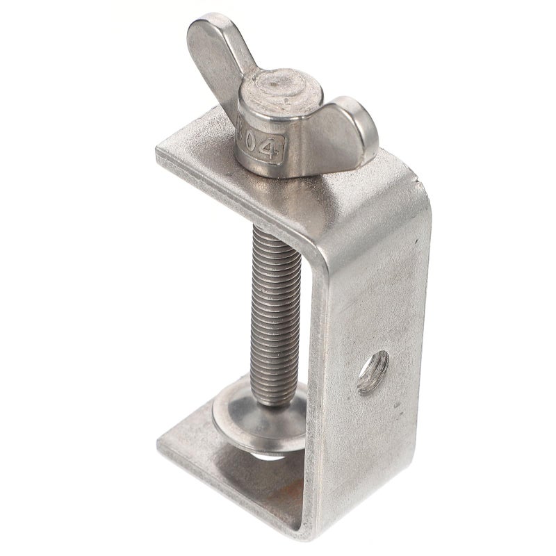 Heavy Duty Stainless Steel C Clamp 47mm Wide Jaw for Woodworking and Pipe Clamping - Image 2