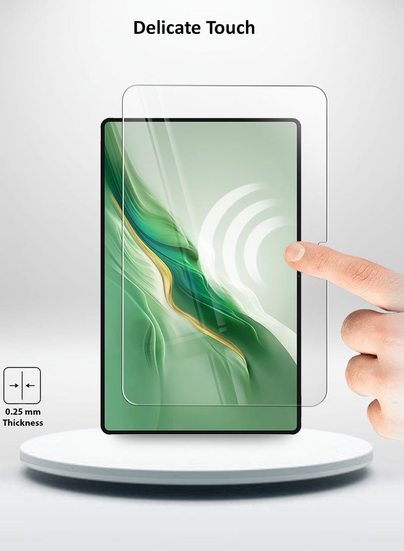 Techie Honor MagicPad 2 12.3 Inch 2024 Screen Protector HD Tempered Glass – 9H Hardness, Anti-Glare, Anti-Bubble, Ultra-Thin 0.33mm with Rounded Edges & Easy Installation - Image 4