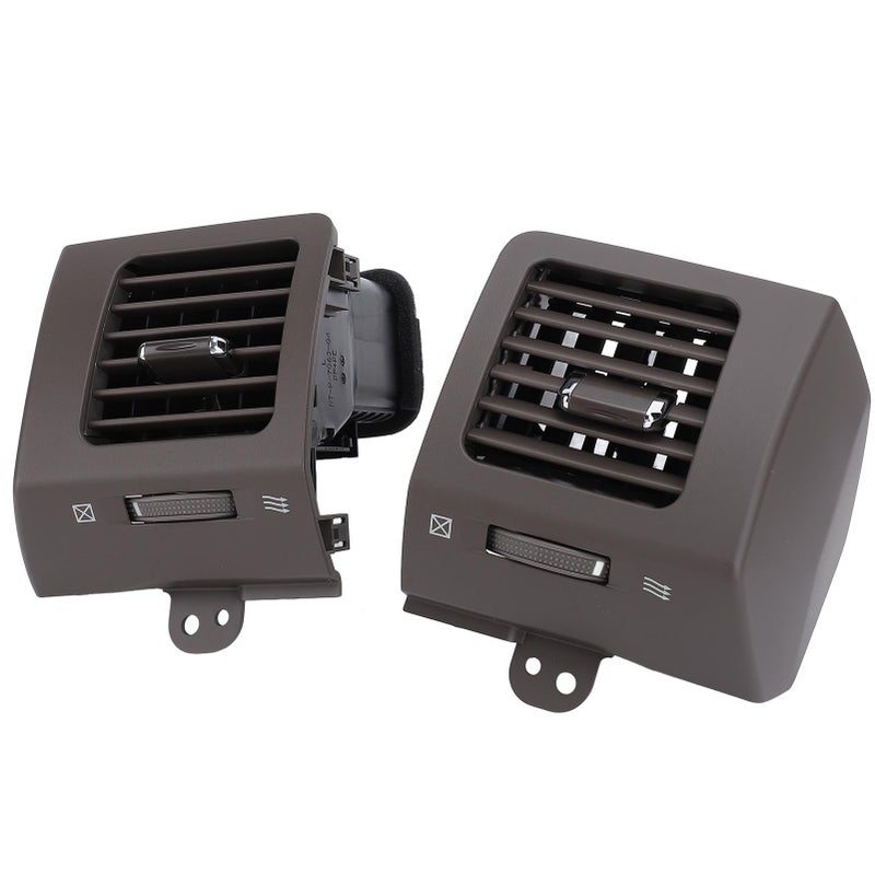 1 Pair Car Air Vent Outlet Improved Air Flow Driver and Passenger Side Dashboard AC Air Vent for Prado J120 2002 to 2009 Grey - Image 5