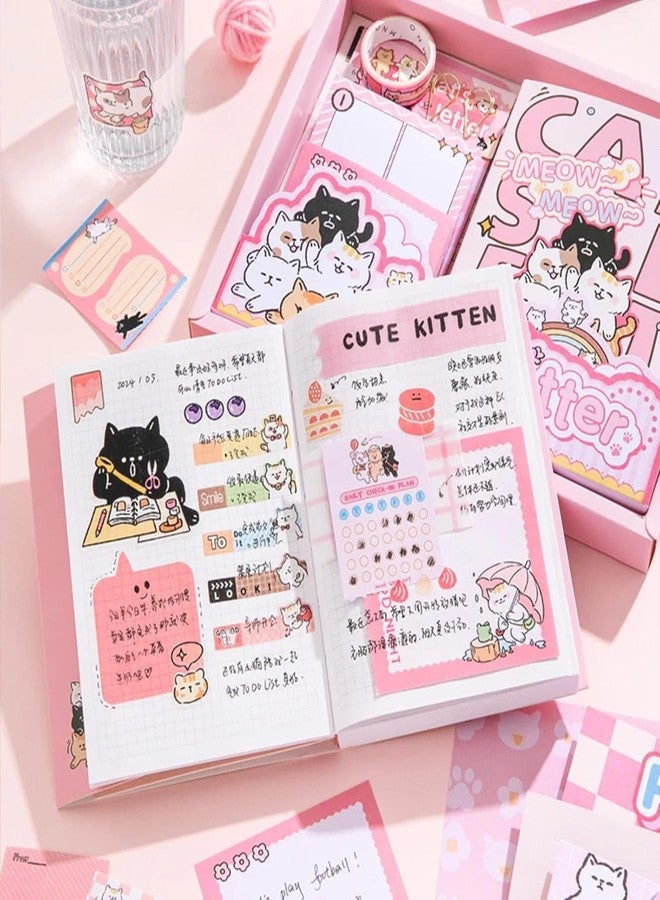 VOLDOT 346pcs Vintage Self Adhesive Scrapbook Stickers Pack for Art Journaling Bullet Junk Journal Planners DIY Paper Stickers Craft Kits Notebook Collage (Cats Letter Scrapbook),18 cm - Image 4