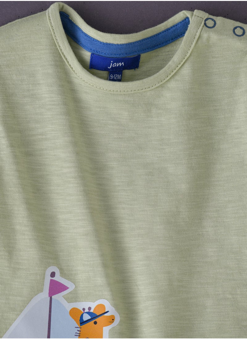 JAM Boys' Short-Sleeve Cotton Tees for Spring & Summer | Playful Prints  - Image 3