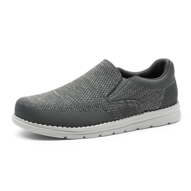 Bruno Marc Men's Slip-on Loafers Casual Lightweight Stretch Shoes,Size 11,Dark Grey,BMUMLS2520 - Image 1