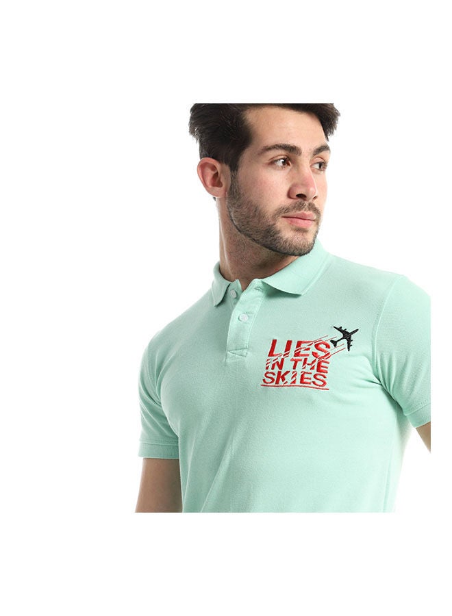 Andora Casual Printed Polo Neck Polo - Image 4