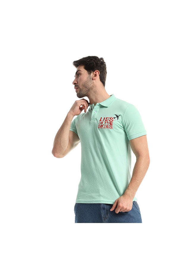 Andora Casual Printed Polo Neck Polo - Image 2