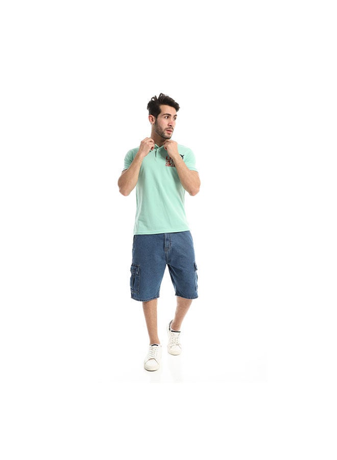 Andora Casual Printed Polo Neck Polo - Image 5