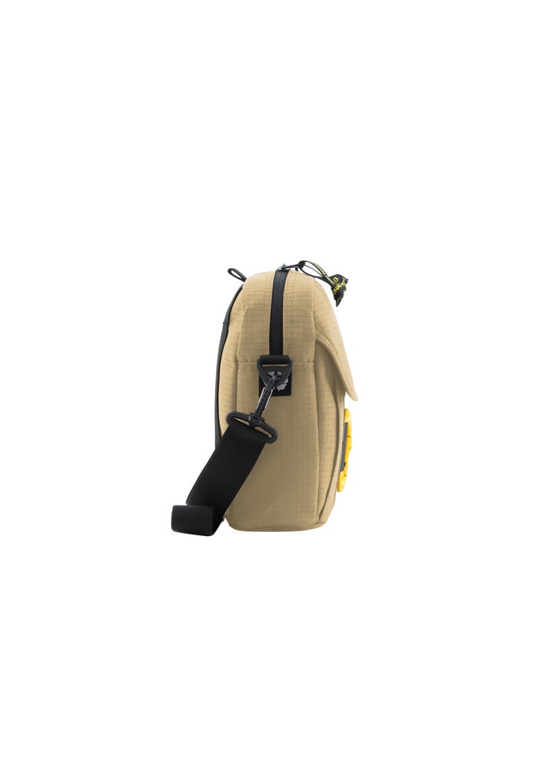 NATIONAL GEOGRAPHIC National Geographic Explorer III RPET Utility Bag Beige For Men And Women, Durable Water Resistant Casual Shoulder Crossbody Bag For Travel School Outdoor  - Image 4