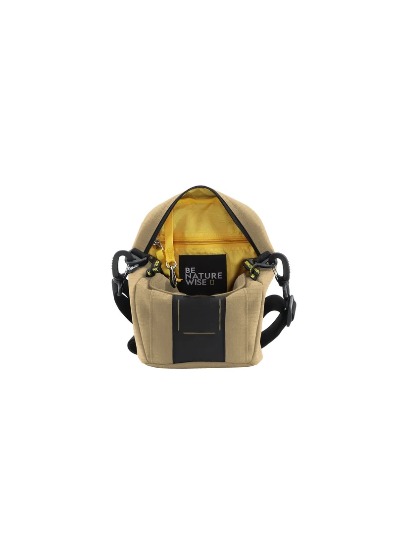 National Geographic Beige National Geographic Explorer III RPET Utility Bag Beige For Men And Women, Durable Water Resistant Casual Shoulder Crossbody Bag For Travel School Outdoor  | Best Price UAE