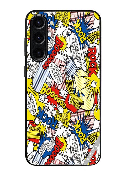 Protective Case Cover For Samsung Galaxy S23 Pop Art Design Multicolour