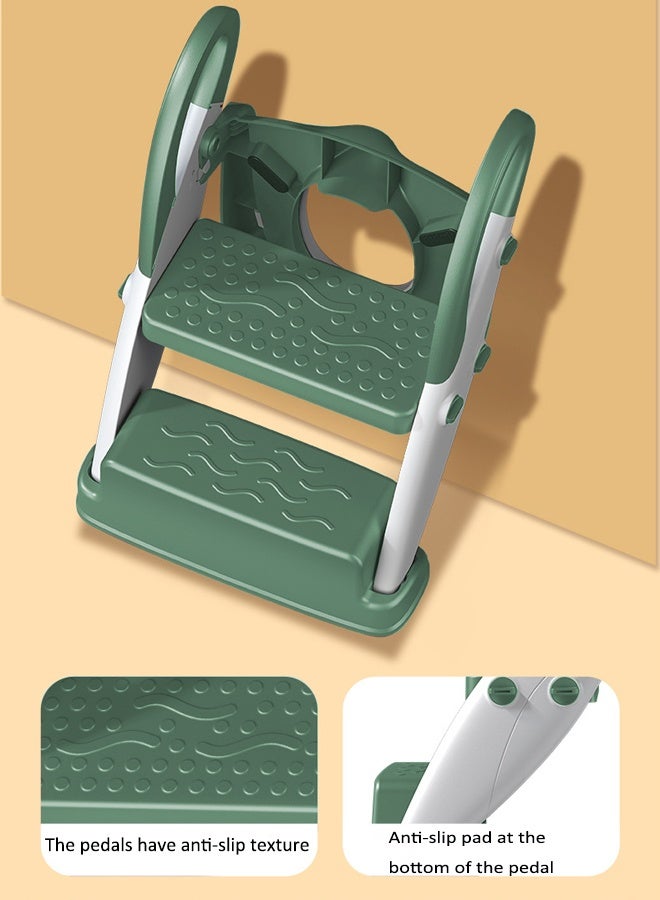 Aissiora Children's step stool Children's toilet ladder Toilet training seat Washbasin step stool - Image 4