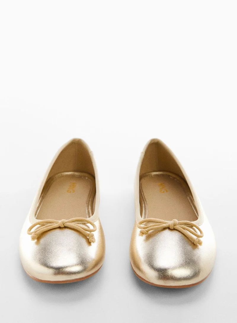 MANGO Kids Slip On Ballerinas