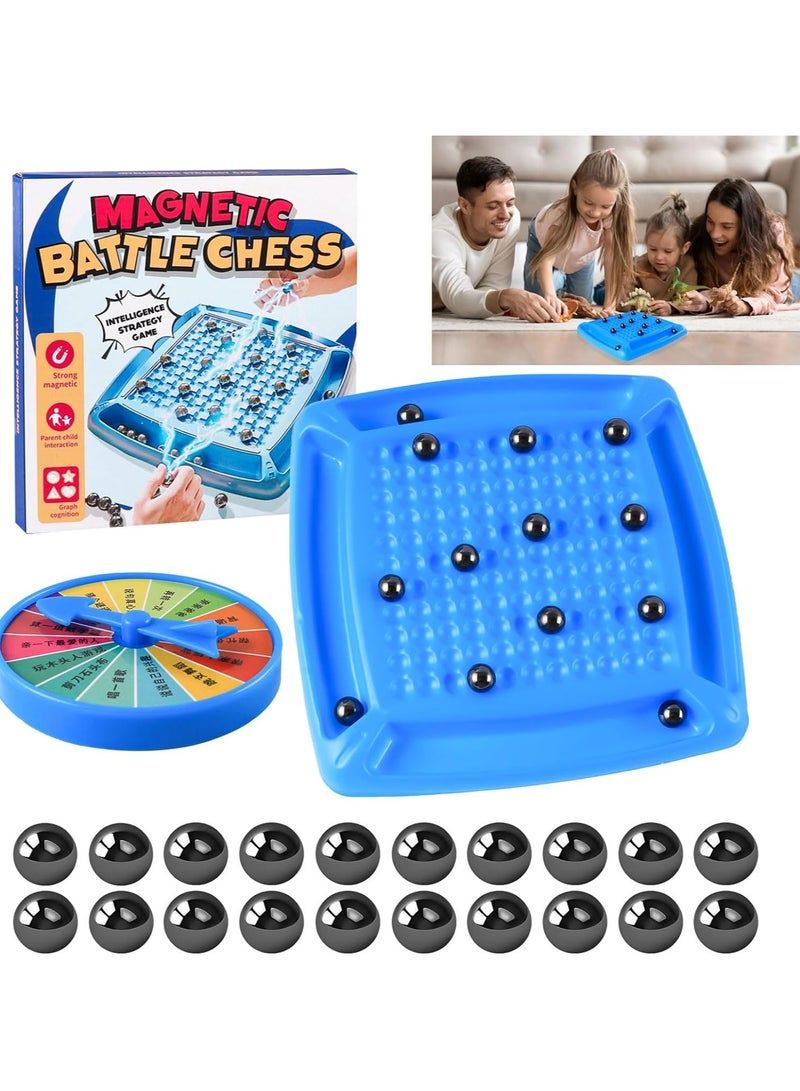 Magnetic Battle Chess Game – 20-Piece Strategy Board with Strong Magnets – Family Fun Game for Kids & Adults – Durable Build - Image 1
