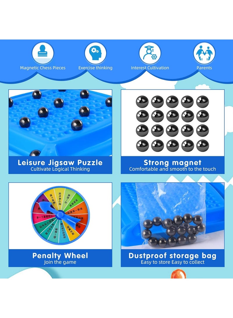 Magnetic Battle Chess Game – 20-Piece Strategy Board with Strong Magnets – Family Fun Game for Kids & Adults – Durable Build - Image 4