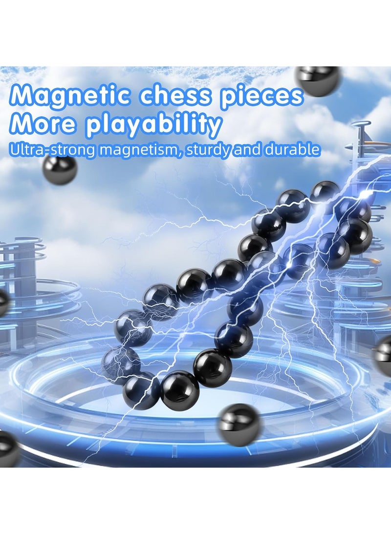 Magnetic Battle Chess Game – 20-Piece Strategy Board with Strong Magnets – Family Fun Game for Kids & Adults – Durable Build - Image 5