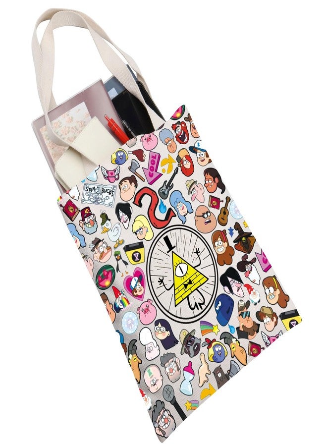 G2TUP Mystery Shack Tote Bag Mystic Eye Gift Mistery Shack Gifts Cmabel & Dipper & Cartoon Gifts - Image 3