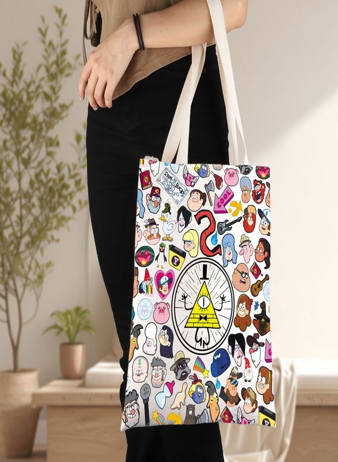 G2TUP Mystery Shack Tote Bag Mystic Eye Gift Mistery Shack Gifts Cmabel & Dipper & Cartoon Gifts - Image 5