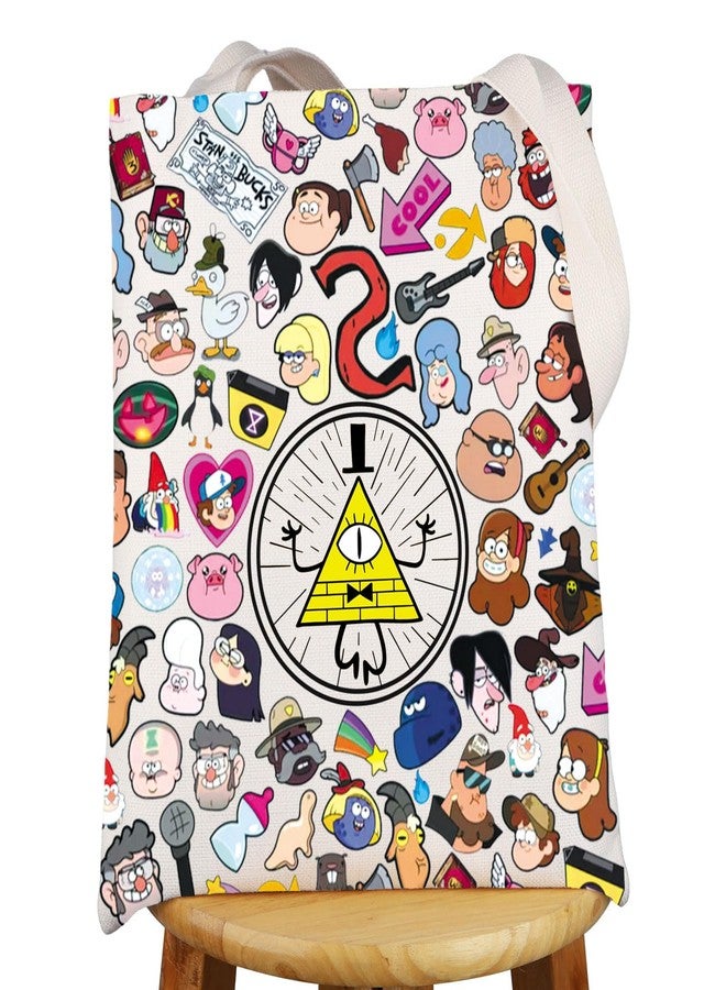 G2TUP Mystery Shack Tote Bag Mystic Eye Gift Mistery Shack Gifts Cmabel & Dipper & Cartoon Gifts - Image 1