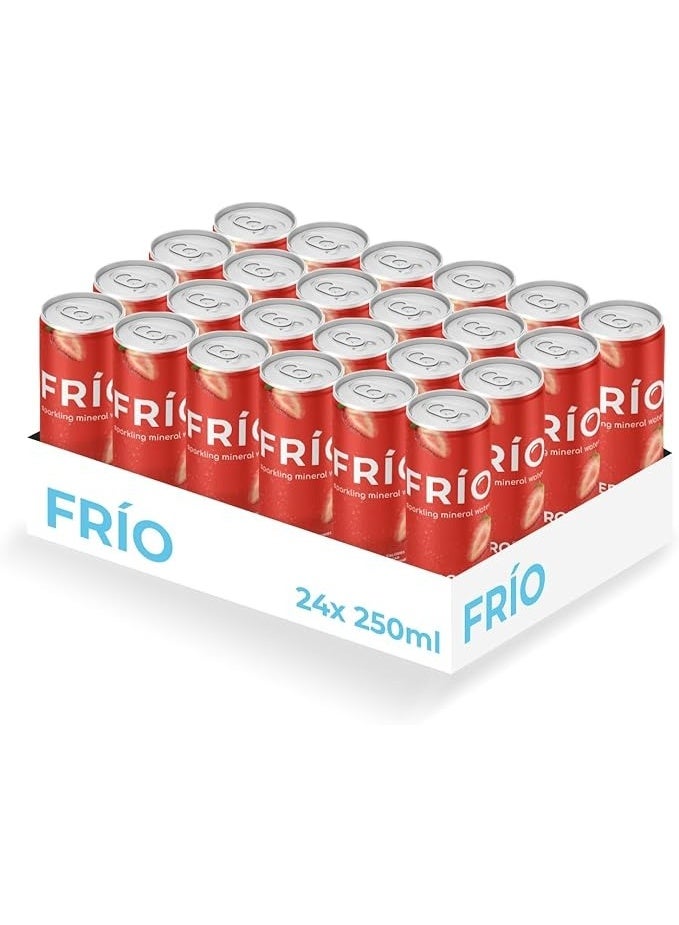 Frio مياه معدنية فوارة بالفراولة فريو - Image 1