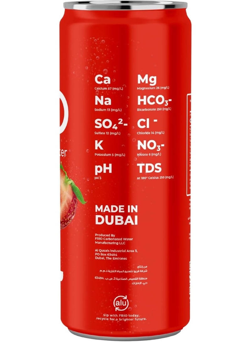 Frio مياه معدنية فوارة بالفراولة فريو - Image 3