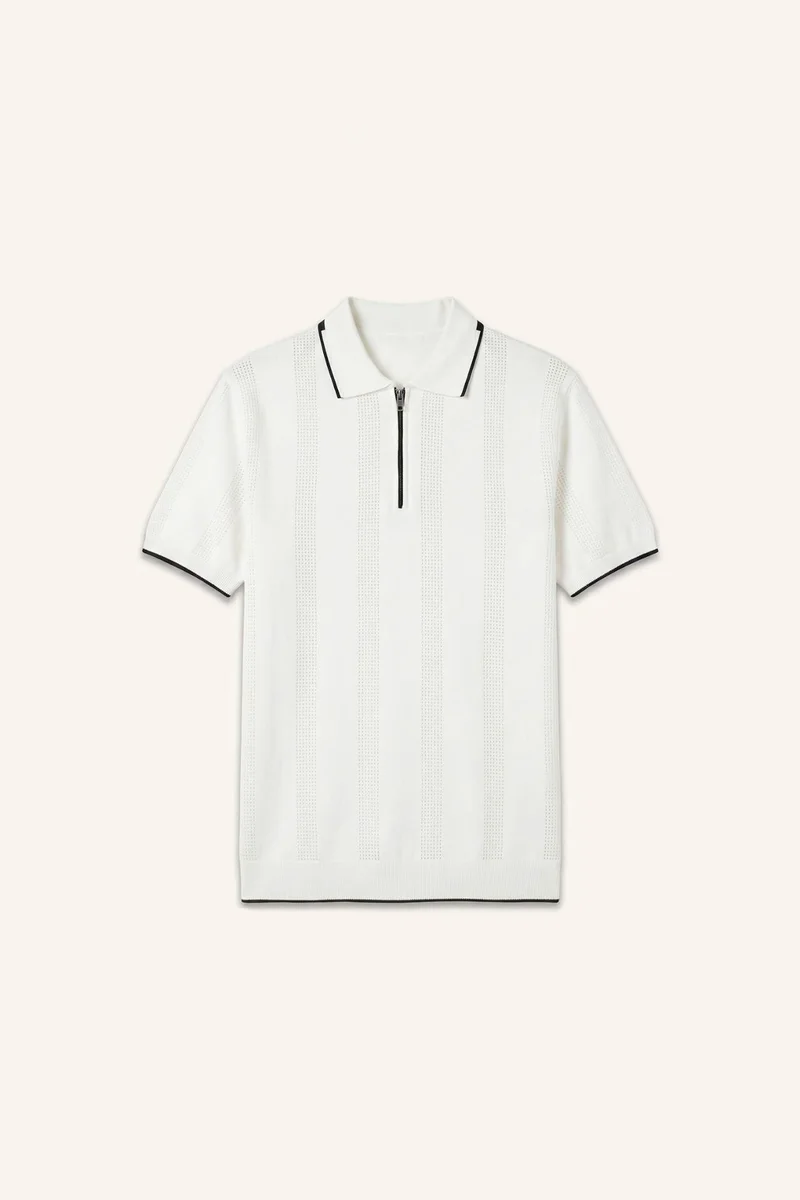 Defacto Standard Fit Polo Collar Short Sleeve Polo T-Shirt