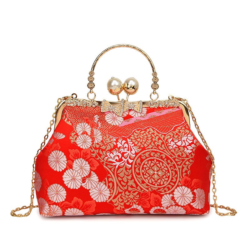 Women Bags Embroidered Women'S Bags Satchel Shell Bag Popular Fashion Chain Shoulder Crossbody Bag - Image 1