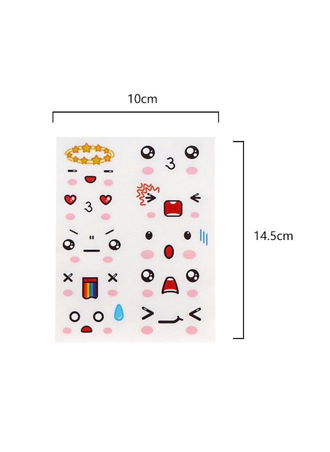 Generic - 30 PCS Cartoon Emoji Bag Stickers Suit, Cute Funny Memes PVC Waterproof Hand Ledger Decorative Material Animation Sticker, DIY Suitcase Bike Guitar Stickers - Image 1