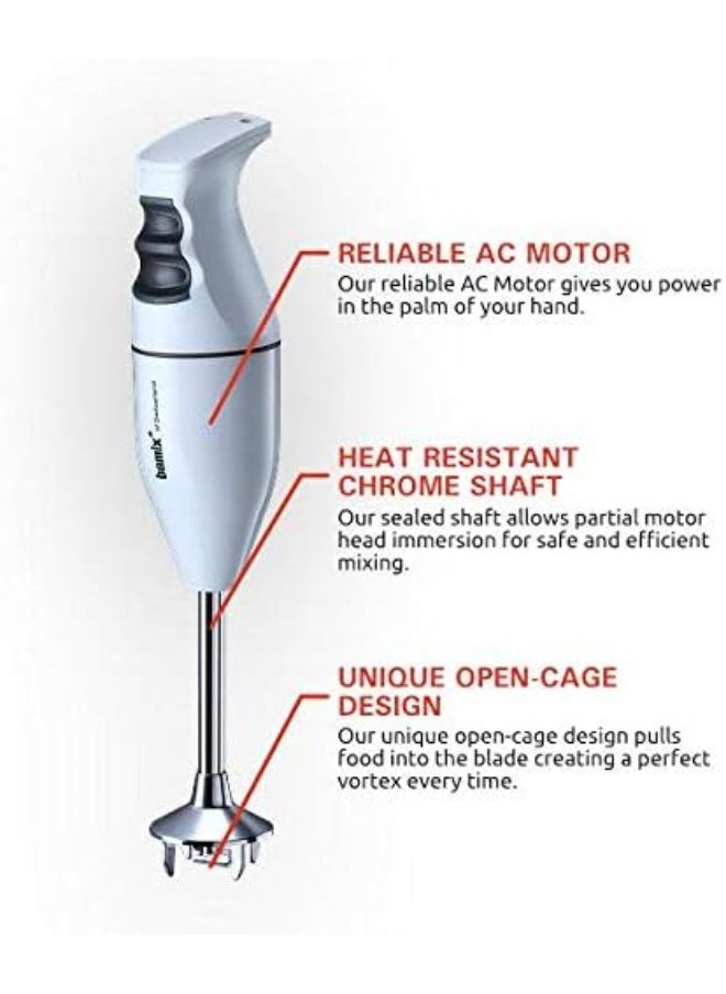 Lacor - LACOR Bamix Gastro 200 Hand Blender, Light Grey, 50Hz, 103.061 - Image 1