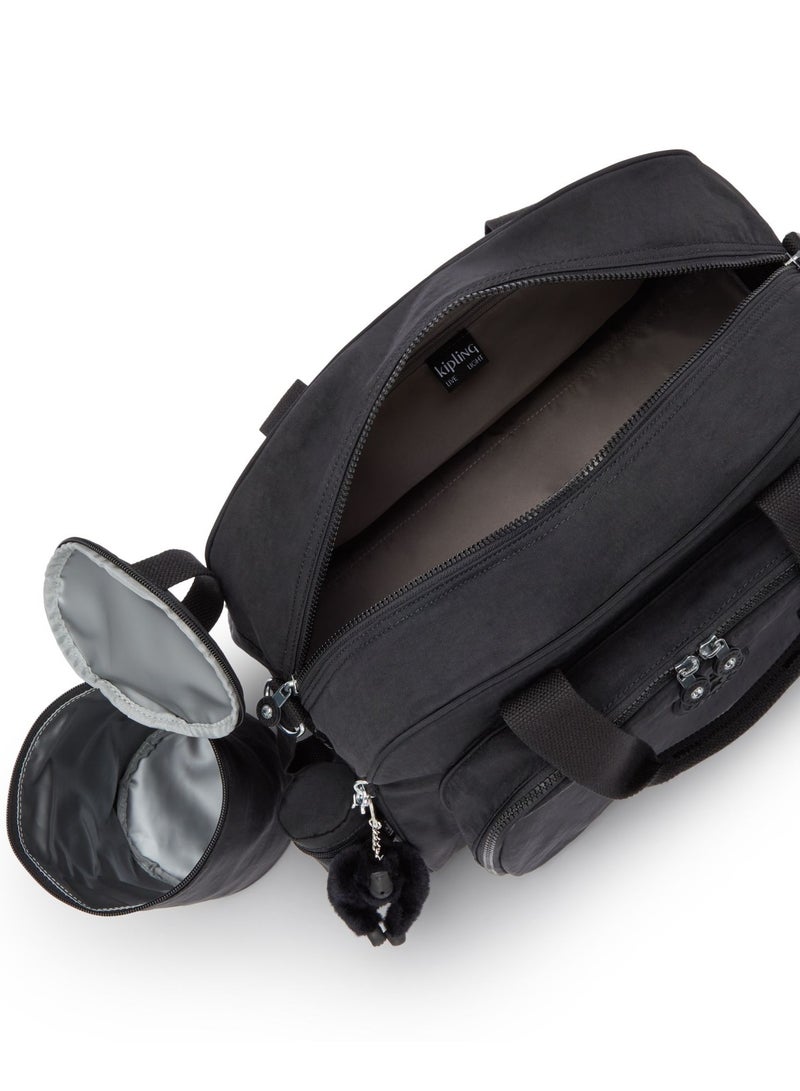 kipling Camama Baby Bag with Changing Mat Black Noir - Image 5